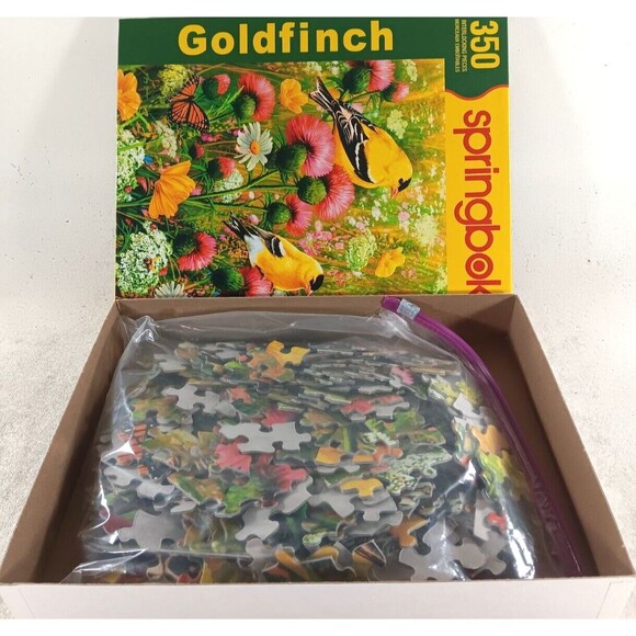 Goldfinches 350 Piece Puzzle by Springbok - Picture 3 of 3